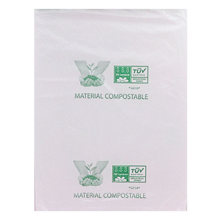 Plastic zak blok 100% biologisch afbreekbaar 23x33cm (3000 stuks)