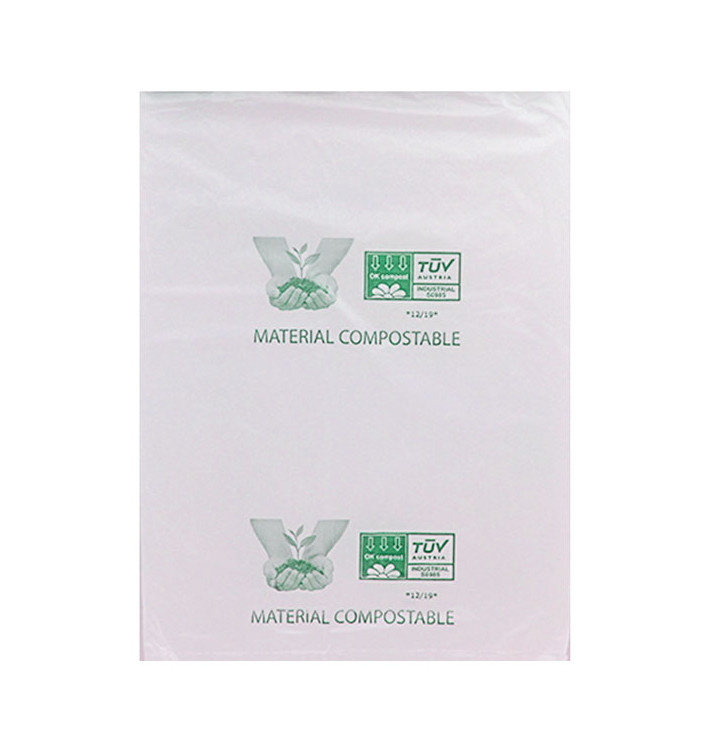 Plastic zak blok 100% biologisch afbreekbaar 23x33cm (300 stuks)
