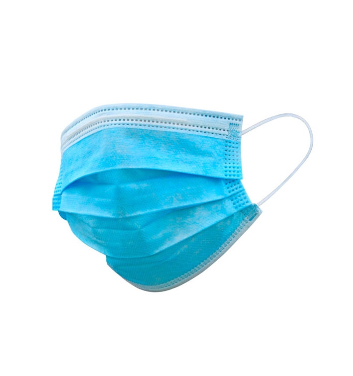 Wegwerp Chirurgisch Masker Drie Laags Type IIR Blauw (2000 stuks)