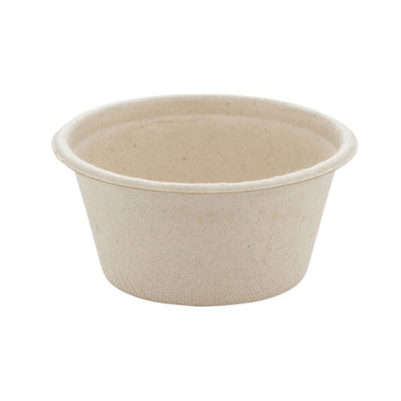 Pot en Canne à Sucre Naturel Ø6,0cm 60ml (100 Utés)