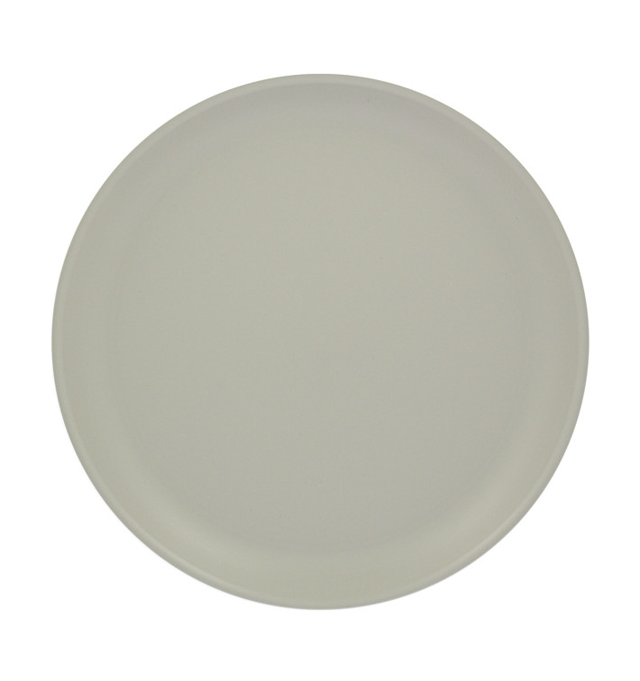 Assiette Réutilisable Premium PP Minéral Gris Ø27,5cm (54 Utés)