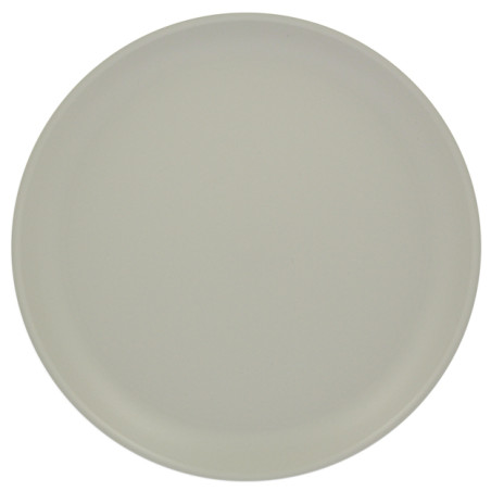 Assiette Réutilisable Durable PP Minéral Gris Ø27,4cm (65 Utés)