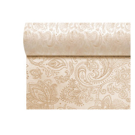 Nappe Rouleau en Non-Tissé 0,4x48m "Mandala" Crème 50g/m² P40cm (6 Utés)