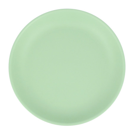 Assiette Réutilisable Durable PP Minéral Vert Ø21cm (54 Utés)