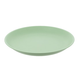 Assiette Réutilisable Durable PP Minéral Vert Ø21cm (54 Utés)