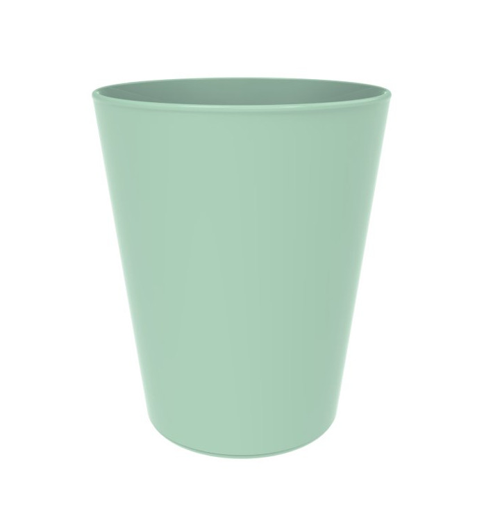 Gobelet Réutilisable Durable PP Minéral Vert 330ml (6 Utés)