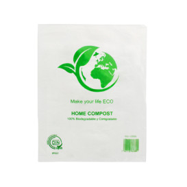 Plastic zak 100% biologisch afbreekbaar 16x24cm (5000 stuks)