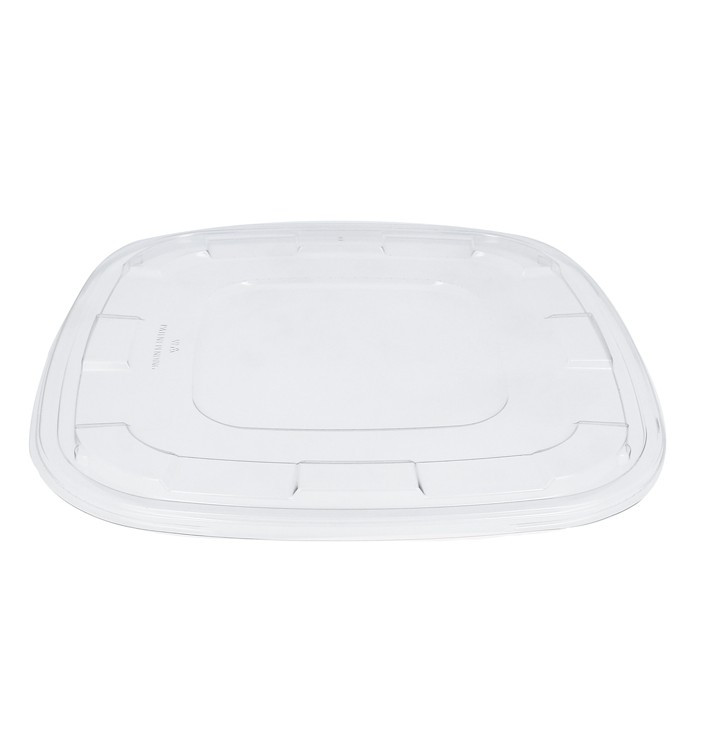 Couvercle Couvercle Plastique rPET Transparent 13x13cm (50 Utés)