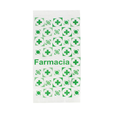 Sac Papier Blanc Pharmacie 14+7x28cm (1000 Utés)