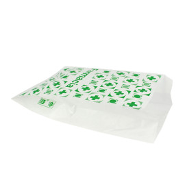 Sac Papier Blanc Pharmacie 14+7x28cm (250 Utés)