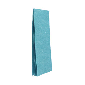 Serviette Papier Molletonnée 1/8 33x40cm "Old" Turquoise (50 Unités)