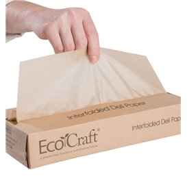 Distributeur de papier sulfurisé Kraft 30,5x27cm  (500 Utés)