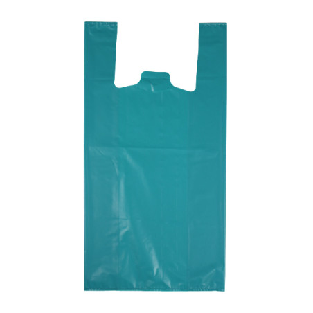 Sac à Bretelles Réutilisable Bleu 42x53cm 50µm (40 Utés)