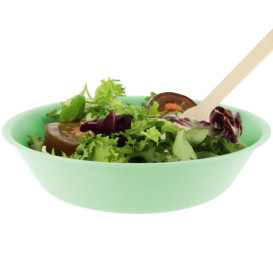 Assiette Réutilisable Durable PP Minéral Vert Ø18cm (6 Utés)