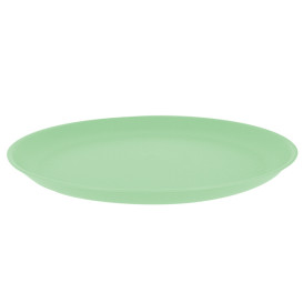 Assiette Réutilisable Durable PP Minéral Vert Ø27,5cm (54 Utés)