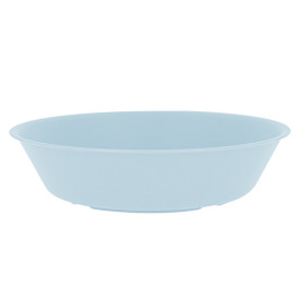 Assiette Réutilisable Durable PP Minéral Bleu Ø18cm (6 Utés)