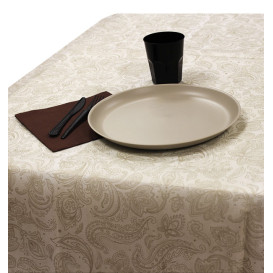 Nappe Rouleau en Non-Tissé 0,4x48m "Mandala" Crème 50g/m² P40cm (6 Utés)