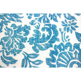 Nappe Rouleau en Airlaid 0,4x48m "Versailles" Turquoise 50g/m² P30cm (6 Utés)