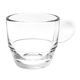 Tasse Réutilisable SAN “Expresso” Transparent 80ml (6 Utés)