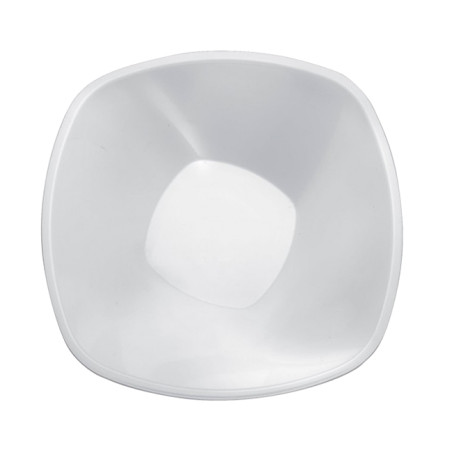 Bol en Plastique PP "Square" Blanc 1250ml Ø21cm (60 Utés)