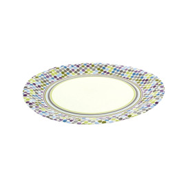 Assiette carton décorée 23cm (8 Unités)