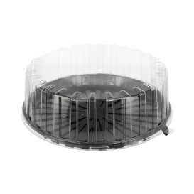 Cloche à Plateau Gâteaux APET Transparent Ø31x10cm (90 Utés)