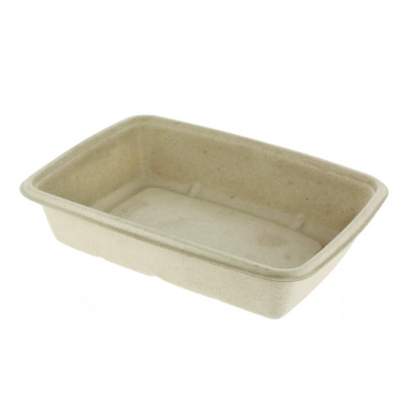 Emballage Thermoscellable Canne à Sucre PLA 1350ml 23x18x5cm (300 Utés)