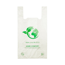 Sac à Bretelles 100% Compostable 40x50 cm (100 Utés)