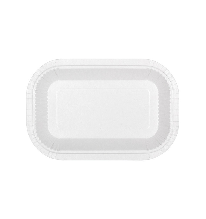 Plat en Carton Ingraissable Blanc 15x23cm 250g/m² (50 Utés)