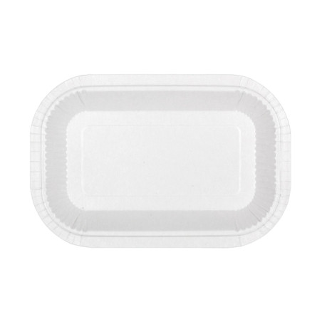 Plat en Carton Ingraissable Blanc 15x23cm 250g/m² (50 Utés)