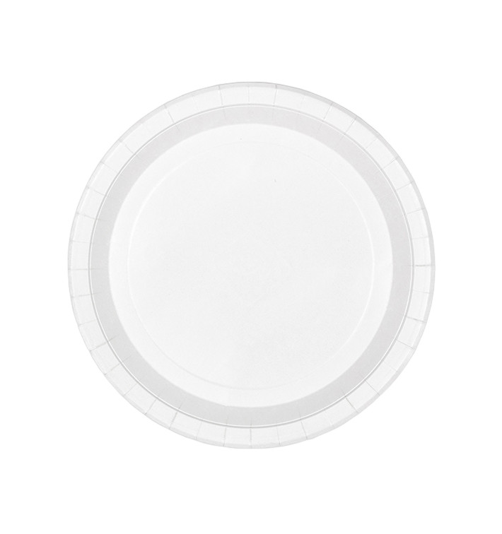 Assiette en Carton Ronde Blanc Ø26cm 200g/m² (50 Utés)