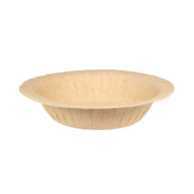 Assiette Creuse en Carton Ingraissable Kraft Ø19cm 245g/m² (500 Utés)