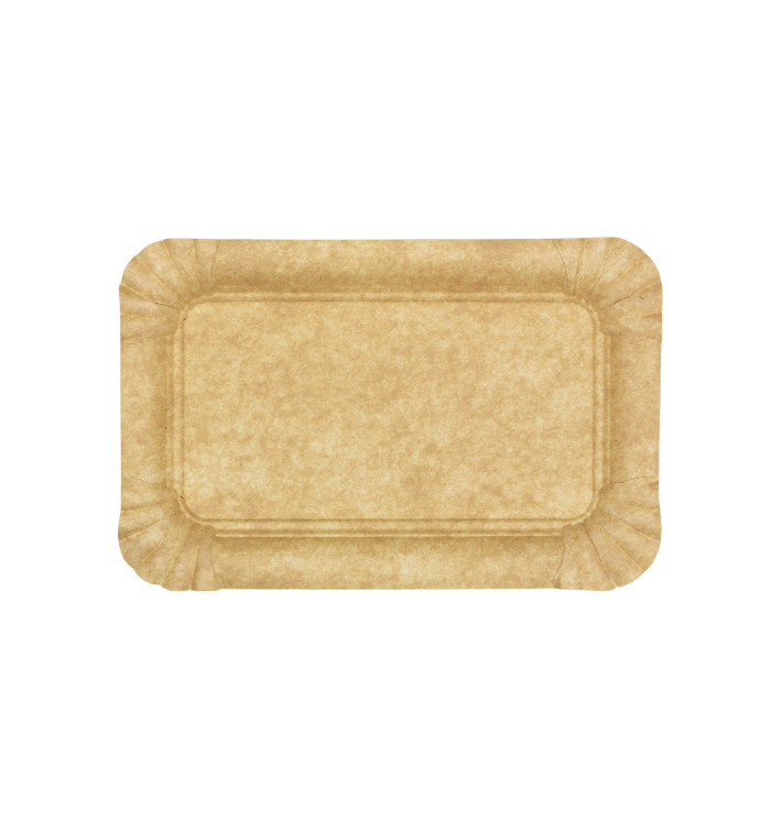 Plat en Carton Kraft "Flower" 12x19cm 295g/m² (750 Utés)