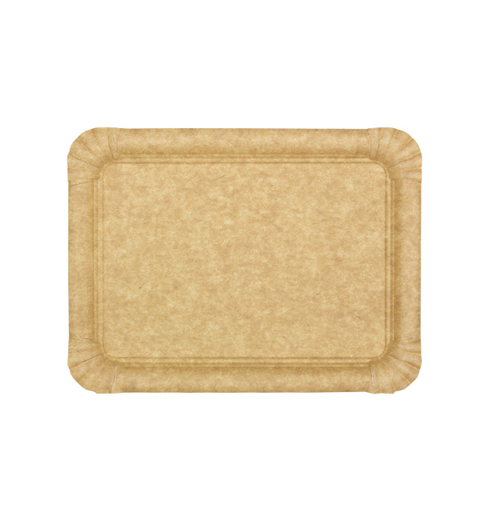 Plat en Carton Kraft "Flower" 18x24cm 345g/m² (750 Utés)