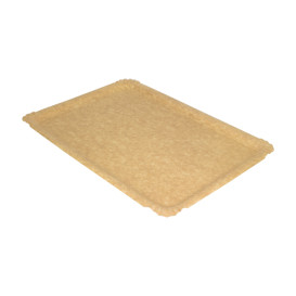 Plat en Carton Kraft "Flower" 25x34cm 390g/m² (750 Utés)