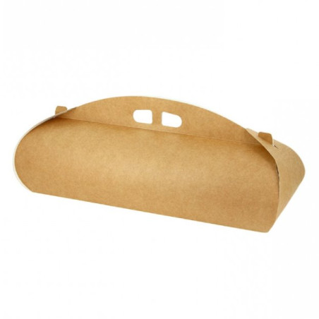 Boîte à Bûche de Noël  Kraft 43x15x10cm (100 Utés)