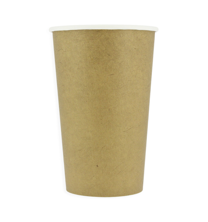 Gobelet Carton Kraft ECO 16 Oz/480ml Ø9cm (50 Utés)