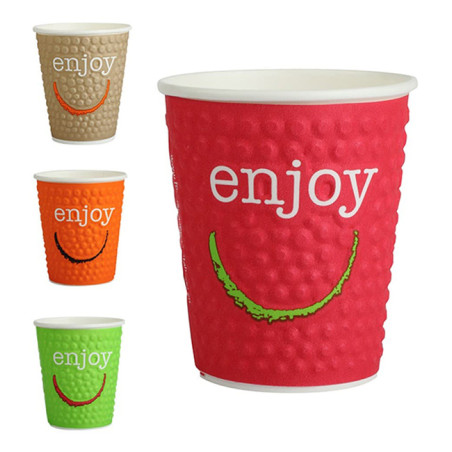 Gobelet Carton "Enjoy" 16Oz/495ml Ø9,0cm (560 Unités)