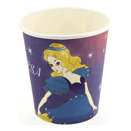 Verre carton princesse 200ml (25 Unités)