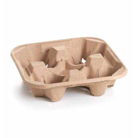 Porte Gobelets Carton pour 4 Verres (75 Utés)