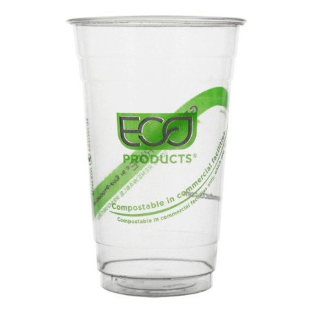 Gobelet Biodégradable PLA Green Stripe® 590ml Ø9,6cm (1.000 Utés)