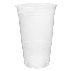 Plastic PP beker transparant 400ml Ø9,4cm (50 stuks) 