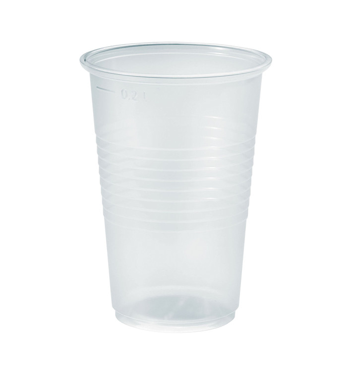 Gobelet Plastique PP Transp.230ml Ø7,0cm (100 Unités)