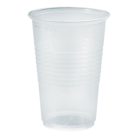 Gobelet Plastique PP Transp.230ml Ø7,0cm (100 Utés)