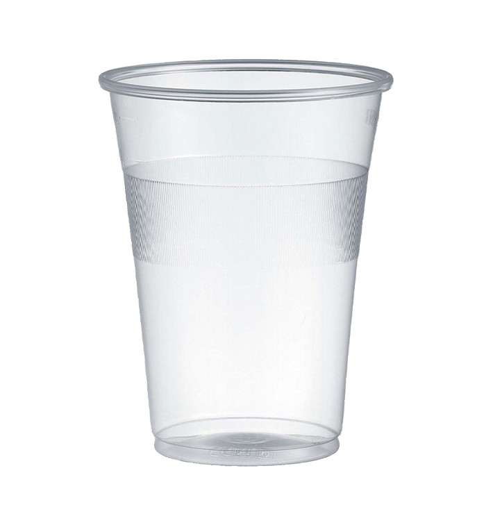 Gobelet Plastique PP Transparent 300ml Ø7,7cm (50 Unités)