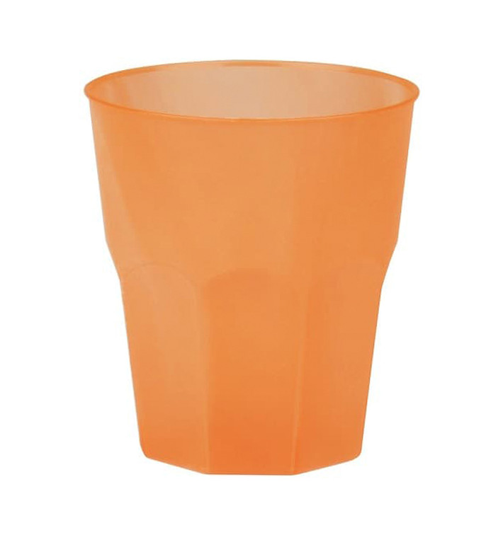 Plastic PP beker "Frost" oranje 270ml (420 stuks)