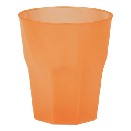 Herbruikbare Onbreekbare Beker PP oranje 350ml (420 stuks)