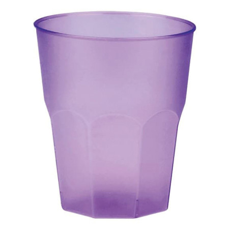 Verre Plastique "Frost" Violet PP 270ml (20 Unités)