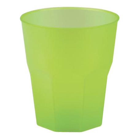 Gobelet Réutilisable Incassable PP Frost Vert citron 350ml (20 Utés)