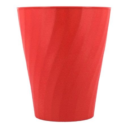 Herbruikbare Onbreekbare Beker PP X-Table rood 320ml (8 stuks) 